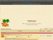 Tablet Screenshot of hiszpania.org.es